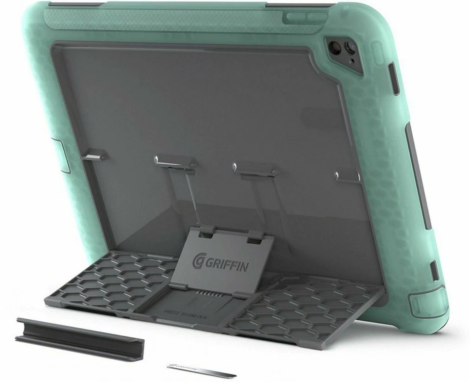 NEW Griffin Survivor Slim Shell Series Case iPad Pro 9.7in Green / Gray RC42532 - Image 3 of 4