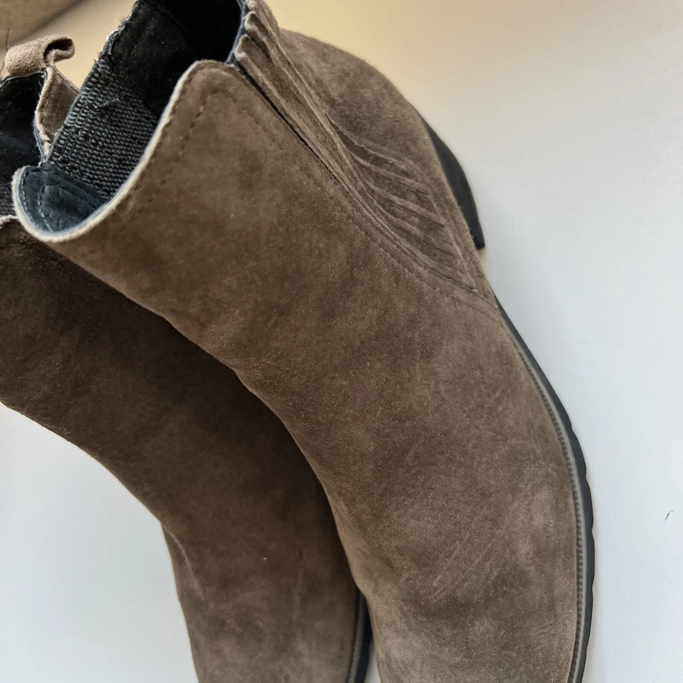 Reef Voyage Marrón Gamuza Cuero Chelsea Tacón al Tobillo Botas para Mujer Talla 8.5US/39EU Foto 4 de 4