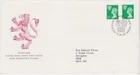 GB ROYAL MAIL FDC COVER 1986 SCOTLAND MACHIN DEFINITIVE 12p BUREAU PMK