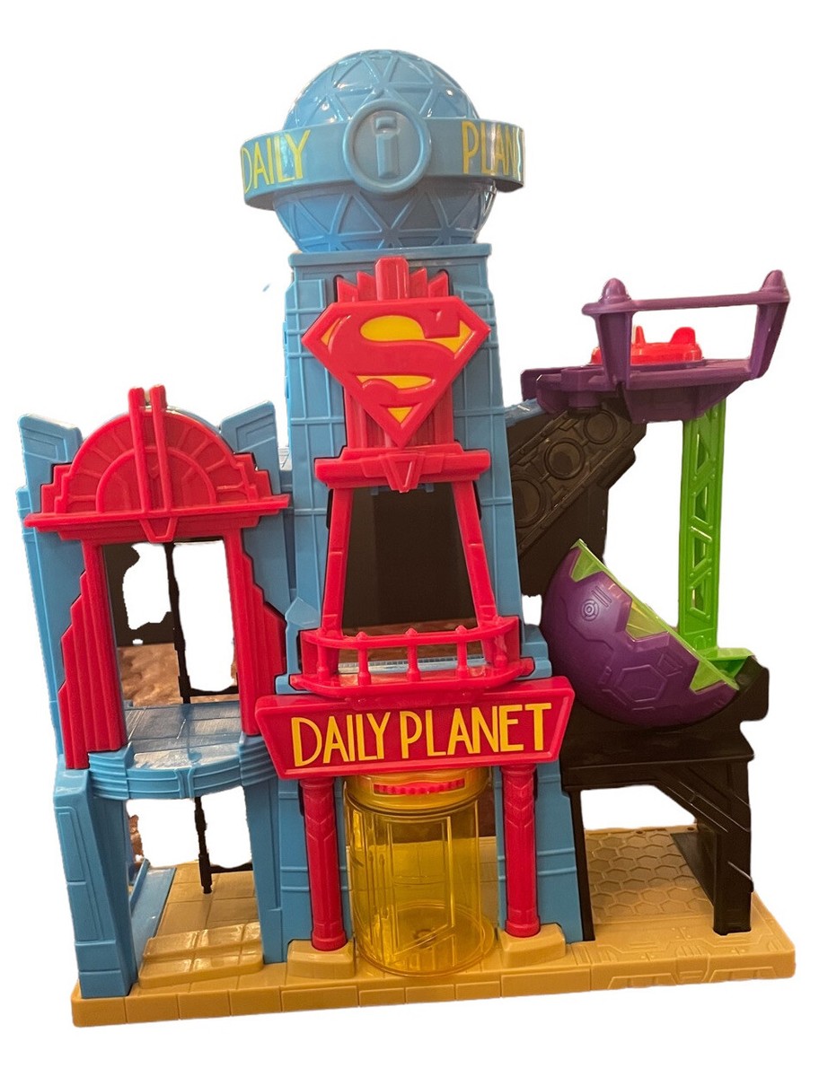 Imaginext Daily Planet Play Set Superman Building 2015 Mattel & DC