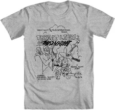 Threat Level Midnight Michael Scott Office Funny Unisex T-Shirt