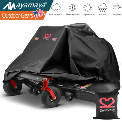 60'' Decks Zero-Turn Riding Lawn Mower Cover Heavy Duty Snow Rain Dust Sun Shade