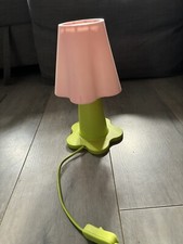 Lampe de chevet ou table Ikea fleur rose et verte MAMMUT