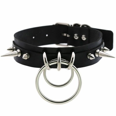 goth spiked collar