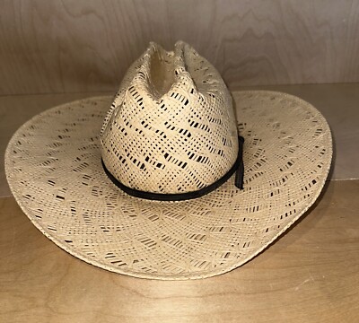 American Hat Company Straw Cowboy Hat 6 7/8.