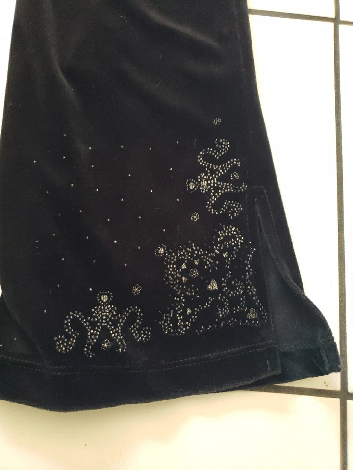 Pantalones de terciopelo negro talla XL (16) Juniors Byer Foto 2 de 4