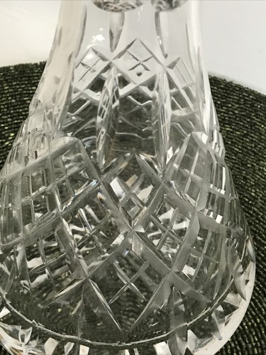 Stuart Crystal Great Britain 12” Wine Decanter with Stopper Vintage signed - Picture 5 of 14
