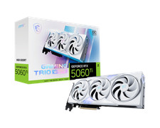 MSI GeForce RTX 5060 Ti 16G GAMING TRIO OC WH...