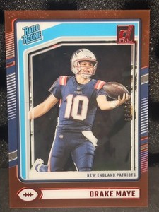 2024 Clearly Donruss Drake Maye Rated Rookie RED #/99
