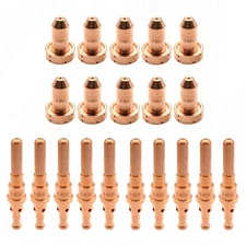 10Pcs 9-8211 Plasma Nozzle 10Pcs 9-8215 Plasma Electrode Fit Thermal Dynamics...