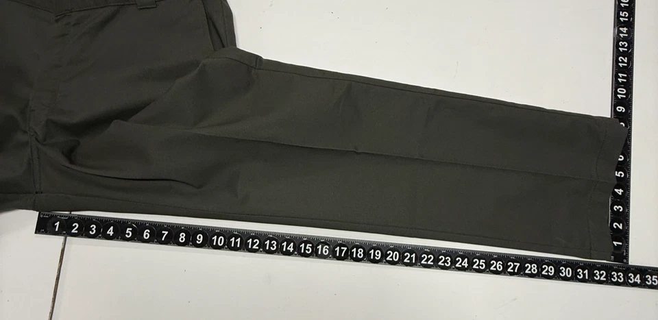 Pantalones Dickies Para Hombres 38X32 Verde Flexible Delgados Cónicos Chino Ropa de Trabajo Informal Foto 4 de 4