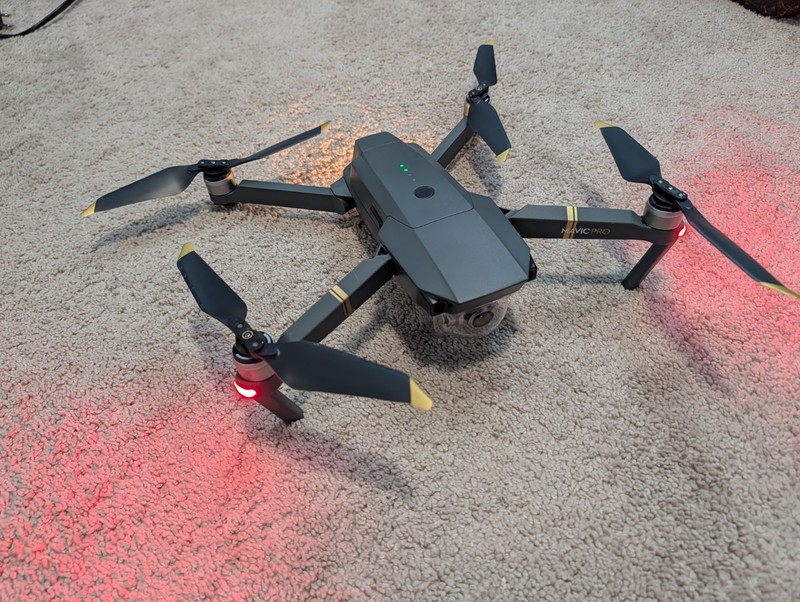 DJI Mavic Pro 4K Camera Drone W/Case + 6 Batteries + 18 Blades + Lots of Extras