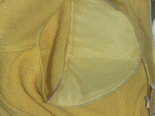 Giacca St. John Collection Marie grigia gialla maglia zip taglia 6 Pearl Pull USA - Foto 6 di 9