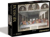 Gadget - Clementoni: Puzzle 1000 Pz - Museum Collection - Leonardo - Cenacolo -D