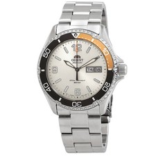 Orient Mako-3 Automatic Ivory Dial Men's Watch RA-AA0821S