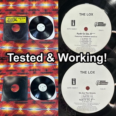 THE LOX- RYDE OR DIE , B**** We Are The Streets Interscope Records INTR-10029-1