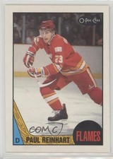 1987-88 O-Pee-Chee Paul Reinhart #143 0a4
