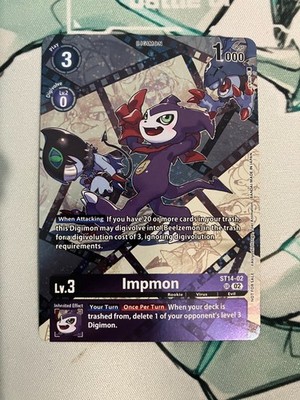 Impmon ST14-02 SR Digimon | Sinister Order Legend Pack NM