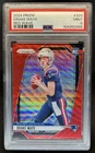 2024 Panini Prizm Drake Maye RC Red Wave Rookie #/149 Patriots PSA 9