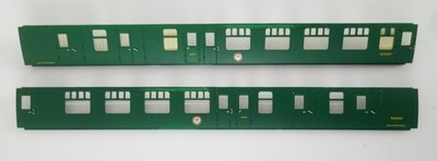 Hornby Spur O BR Mk1 BSK Bremswagen Seitenteile Set Southern Green S34641