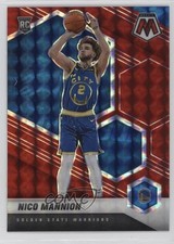 2020-21 Panini Mosaic Rookie Red Mosaic Prizm Nico Mannion #229 13rw
