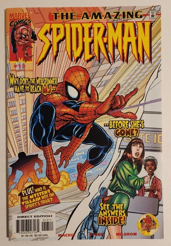 The Amazing Spider-Man #13 (454) (2000, Marvel) VF+ Vol 2 John Byrne