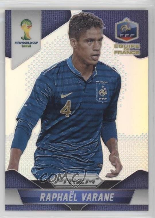 2014 Panini Prizm World Cup Silver Prizm Raphael Varane #78 02sc
