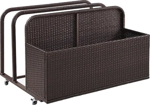 Crosley Furniture Palm Harbor Wicker stockage extérieur Caddy piscine pour jouets,