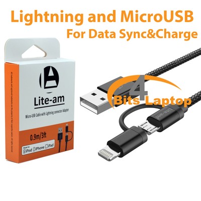 MFi-zertifiziertes Lightning 2in1 Schnell Ladekabel für iPad Pro 12,9'' 1. Generation