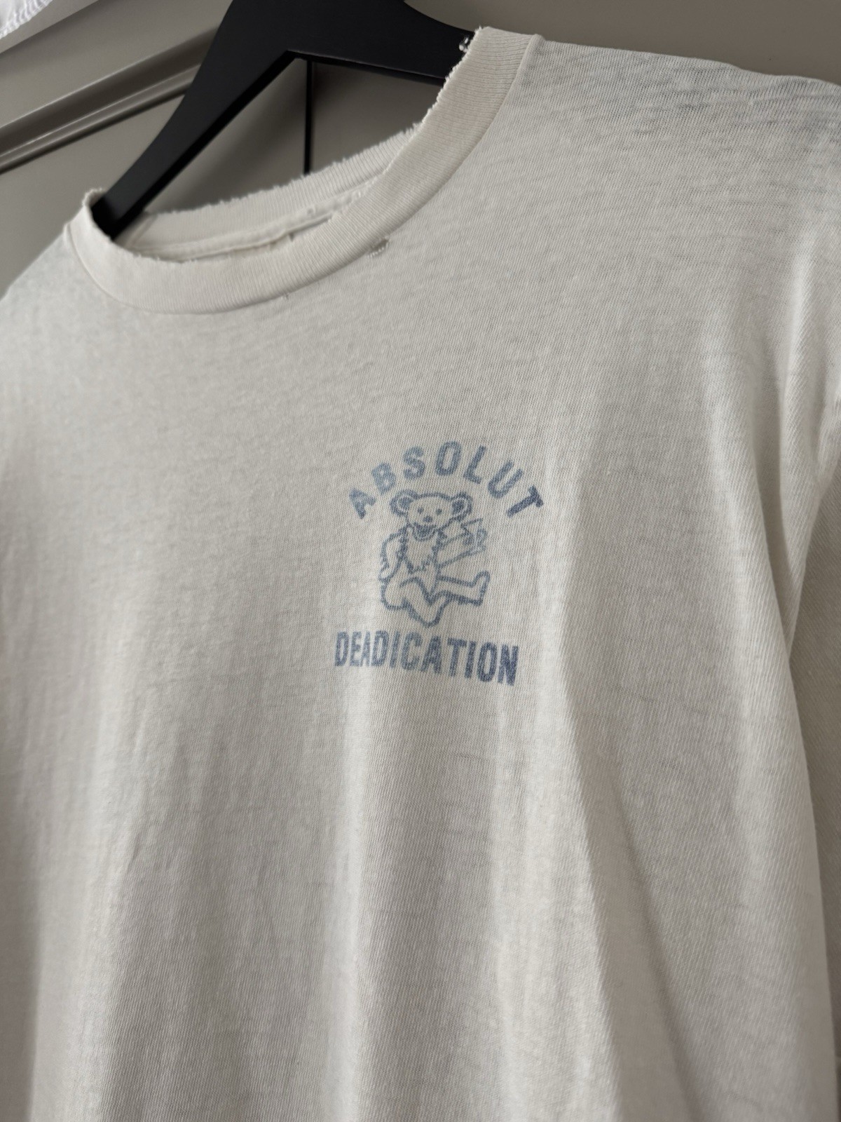 RARE Grateful Dead  80s Absolut Vodka Band T-Shirt image 3