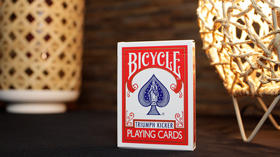 Bicycle Triumph Kicker Deck Red by Anthony Stan and Magic Smile Productions Zaub
