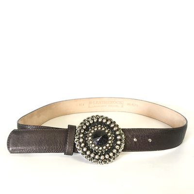 Leatherock MEDIUM Tan Leather Belt Anna Belt – Leatherock main image 3
