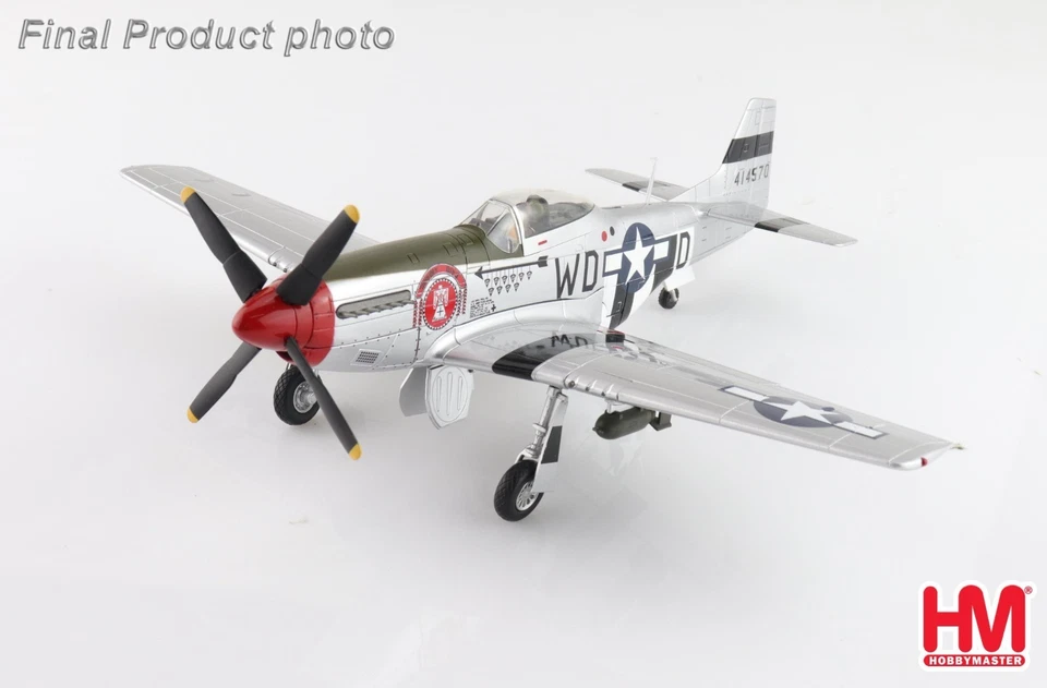 Hobby Master 1/72 HA7750 P-51D Mustang USAAF 335th FS, Thunder Bird, Ted Lines - Immagine 2 di 4