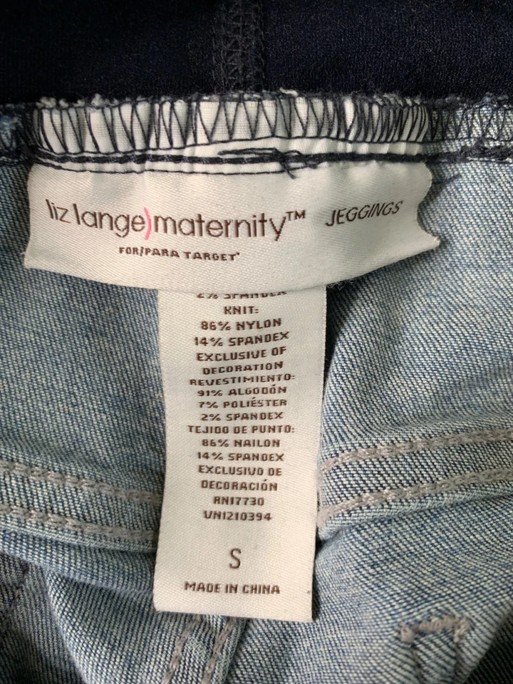 Lot Of 2 Maternity Skinny Jeans Size S Isabel Maternity & Liz Lange RFF10511 - Image 4 of 4