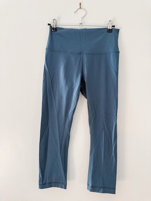 Lululemon Align High-Rise Crop Leggings Size 6 Blue
