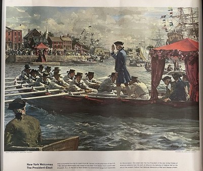 Vintage Humble Oil & Refinering Company Classic American Collectors Prints (5)
