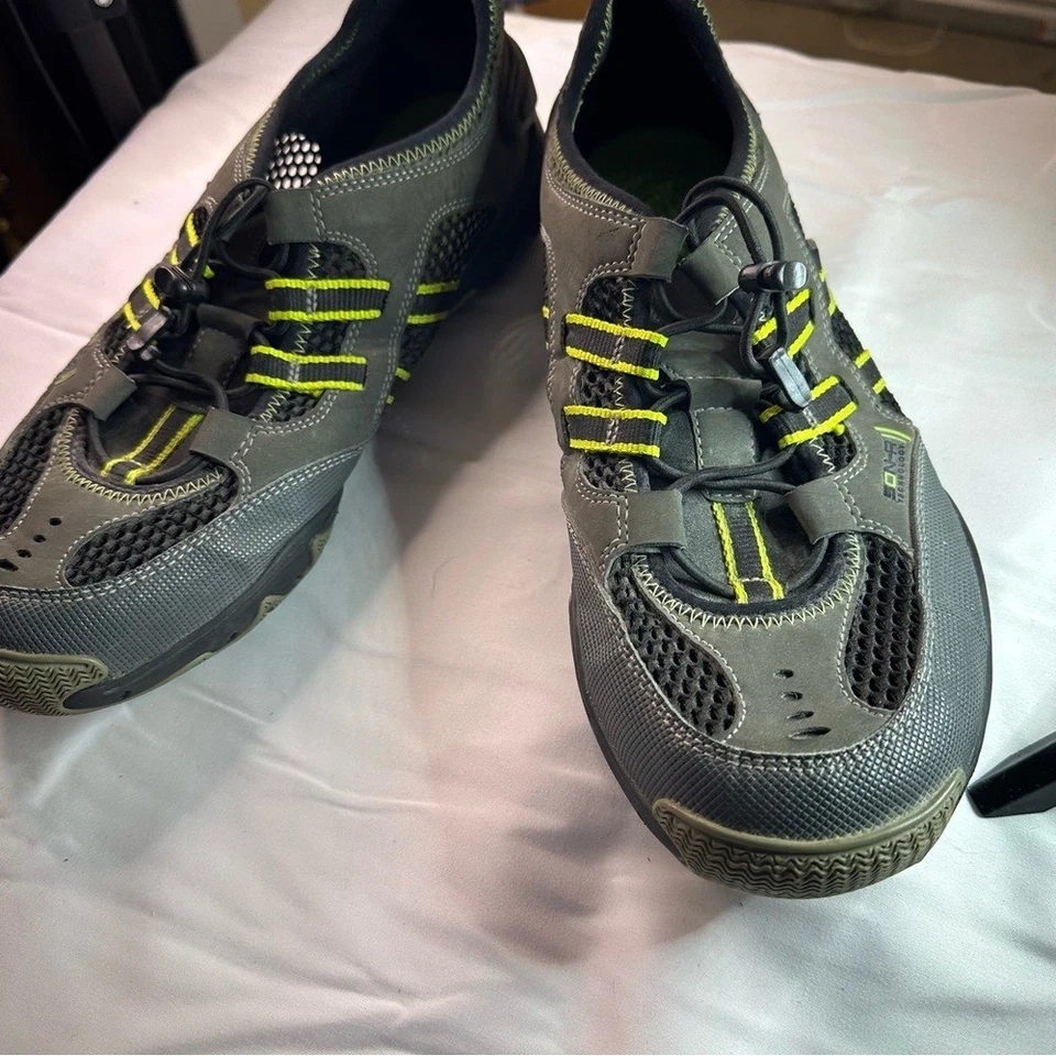 Mens Sperry SON-R Aqua Water Shoes Size 11 Quick Lace Kayak Boating Outdoor Gray - Image 2 of 4