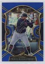 2021 Panini Select Concourse Blue Prizm 46/149 Travis Blankenhorn #75 3b3