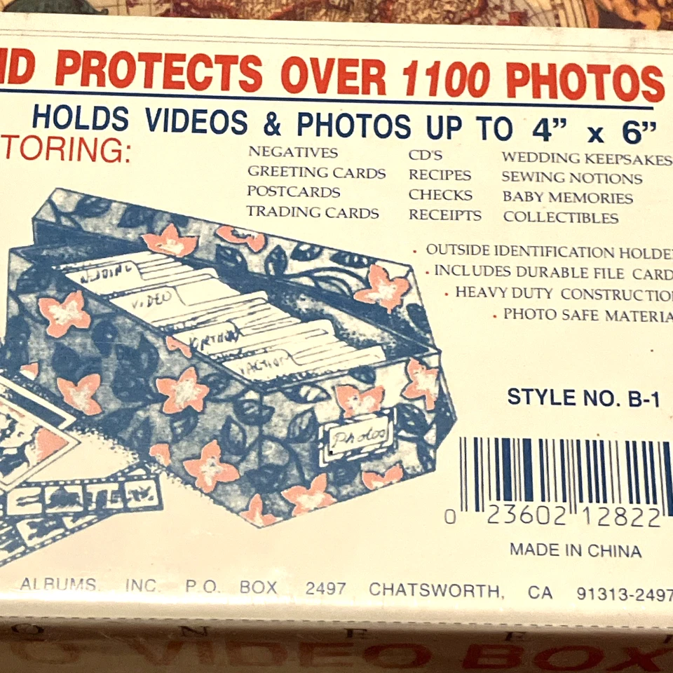 Фото видео коробка старый мир карты печати винтажный контейнер для хранения 1999 - Изображение 4 из 4