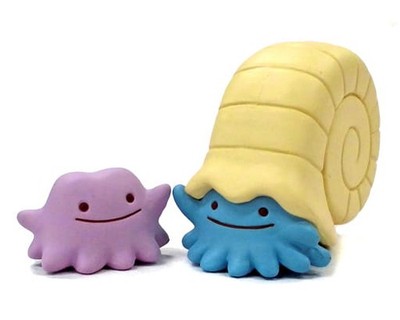 Omanyte & Ditto Figure Collection Henshin! Ditto Vol.5 Pokémon Center Exclusive