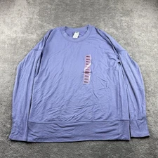 Member's Mark Soft Rib Top Womens Small Blue Ice Lightweight Ribbed NWT