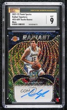 2021 Spectra Radiant Signatures Meta Prizm 23/25 Austin Reaves CSG 9 Auto 0us4
