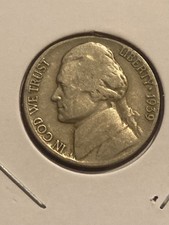 1939 D Jefferson Nickel Semi Key Date F