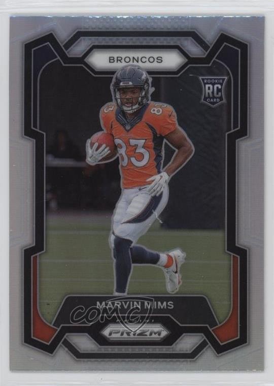 2023 Panini Prizm Rookies Silver Prizm Marvin Mims #327 Rookie RC 1k9t