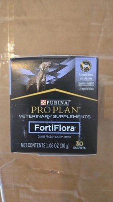 Purina FortiFlora Pro Plan Dog Probiotic Supplement 30 Sachets Pack