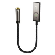 Bluetooth 5.3 Aux Adapter for Car Amp, USB to 3.5mm Receiver, Hands-Free Music