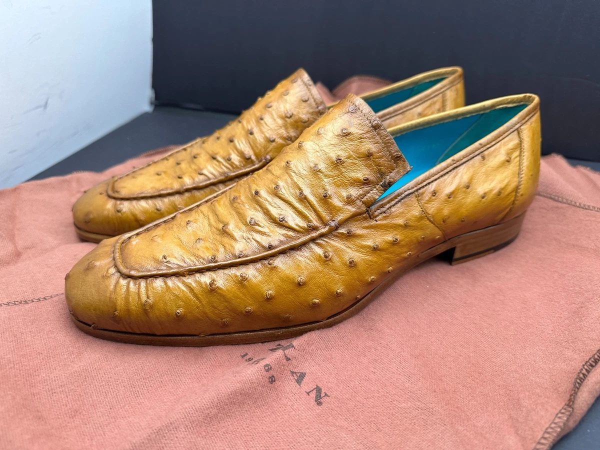 Mezlan SZ 14M Camel Tonal Contrast Pebble Leather Classic Penny Loafer-MSRP $425 Brunello Cucinelli Dark Brown Fringed Loafers - Flats  main image 4