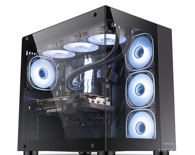Premium Full Tower PC Case 270° Panoramic Tempered Glass E-ATX Gaming ARGB RGB
