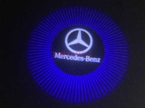 For Mercedes Benz S SL W222 Led Door Light Blue Projector Ghost Shadow Lamp 2PC - Picture 6 of 12