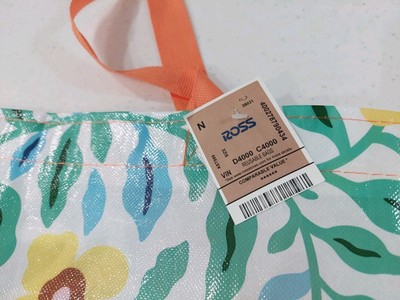 ross dress for less panama city beach Reusable Shopping Bag Large Tote Plant Flower Floral Design party wear dresses for girl